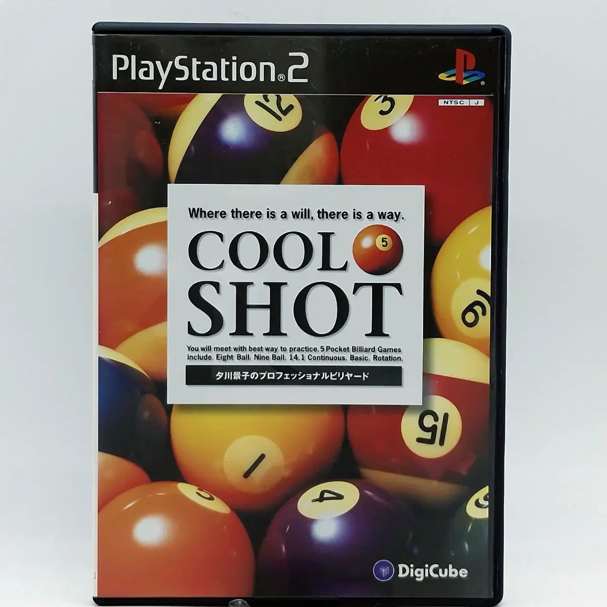 PS2 쿨 샷 타가와 케이코의 프로페셔널 빌리어드 일본판(SN20877)