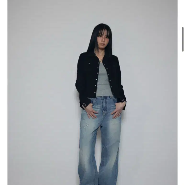 애즈온 청바지 SIGNATURE DENIM PANTS / LIGHT BL