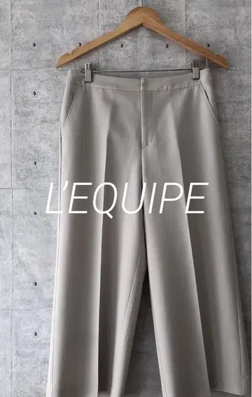 LEQUIPE 레큅 (주)비기 와이드 팬츠 센터 플리츠