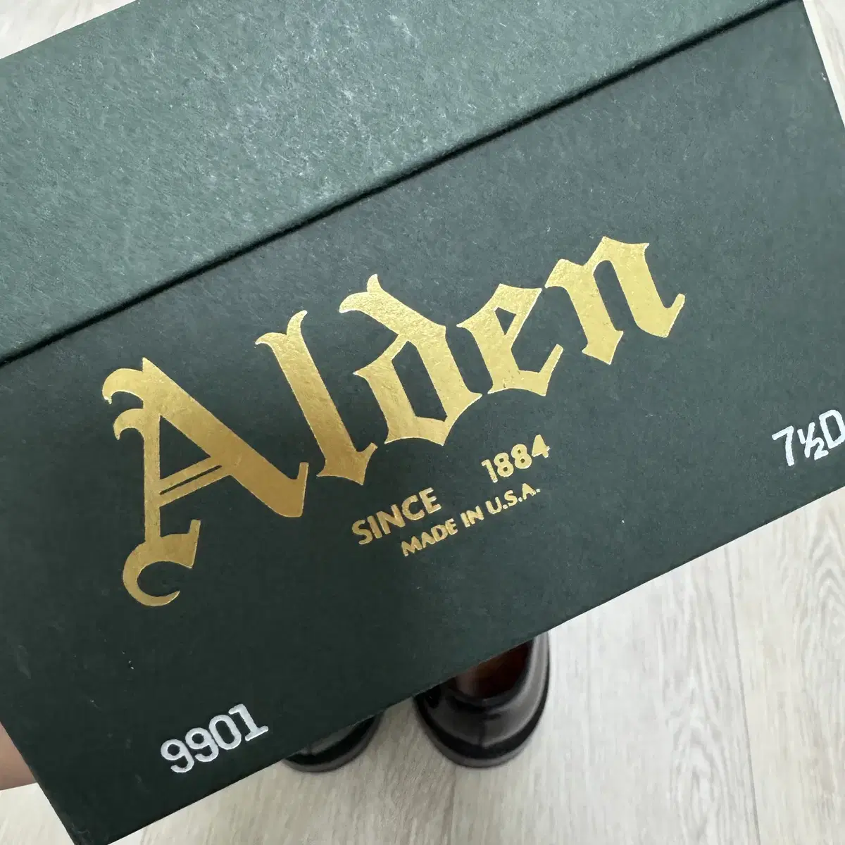 알든 Alden 9901 블랙 코도반 7.5D