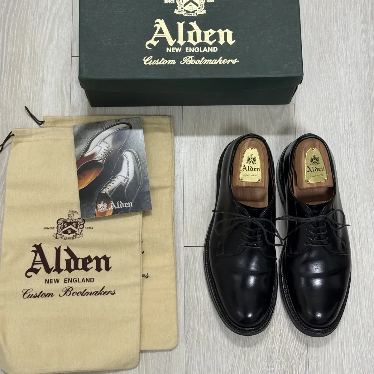 알든 Alden 9901 블랙 코도반 7.5D