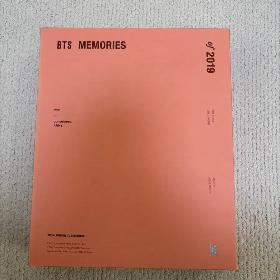 bts 2019 메모리즈