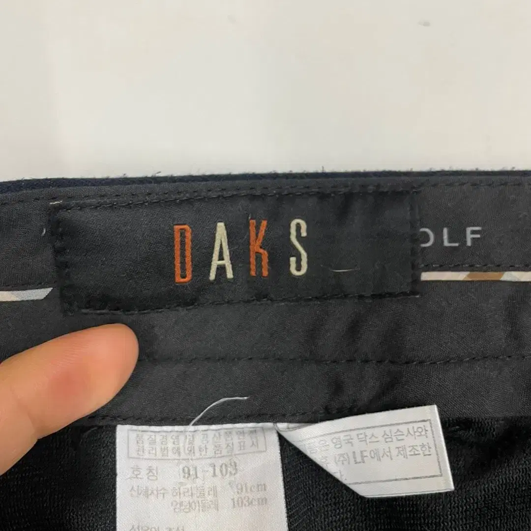 35인치)DAKS 닥스 골프 기모 스판 팬츠