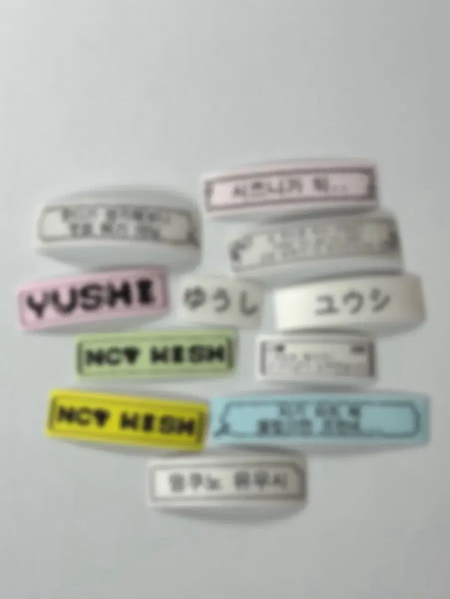 NCT WISH unofficial goods Label sticker