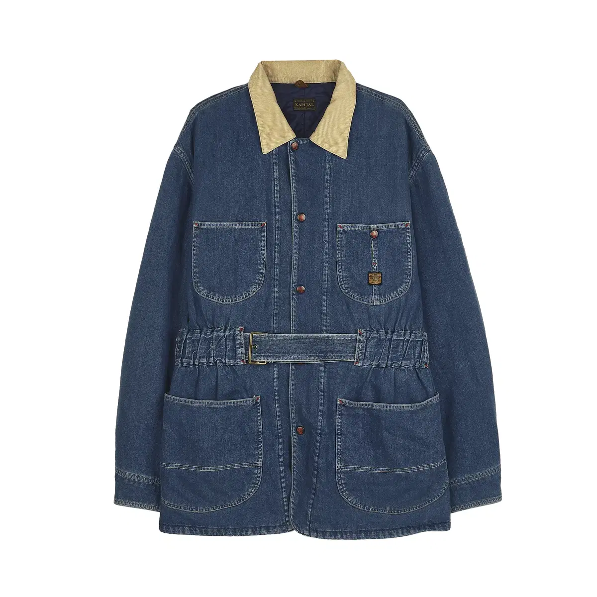 [4] Capital 8oz Denim Propeller Coverall Indigo