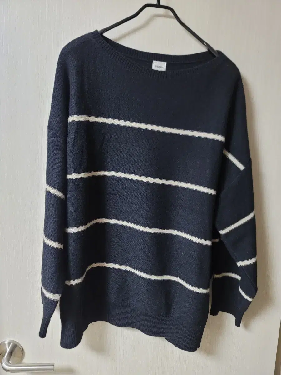 RAON Knit Boat-Neck Loose-Fit Knit