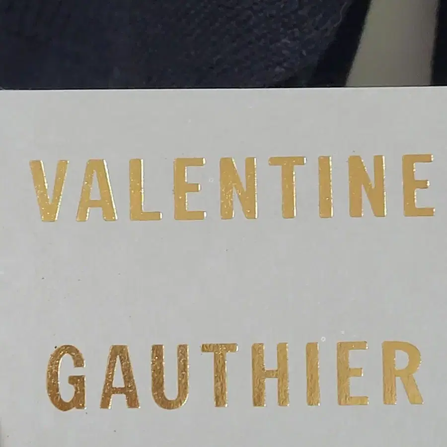 새상품 블랙니트 valentine gauthier