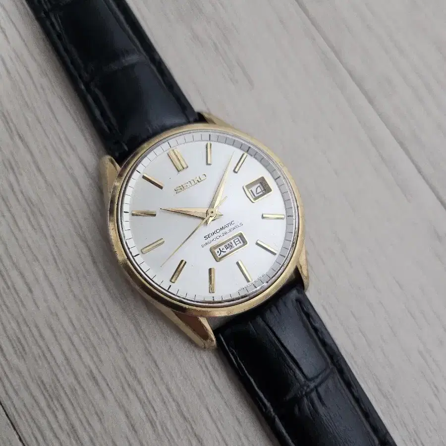 [중급] SEIKO 세이코매틱 6206-8040 (1966년) 금장 자동