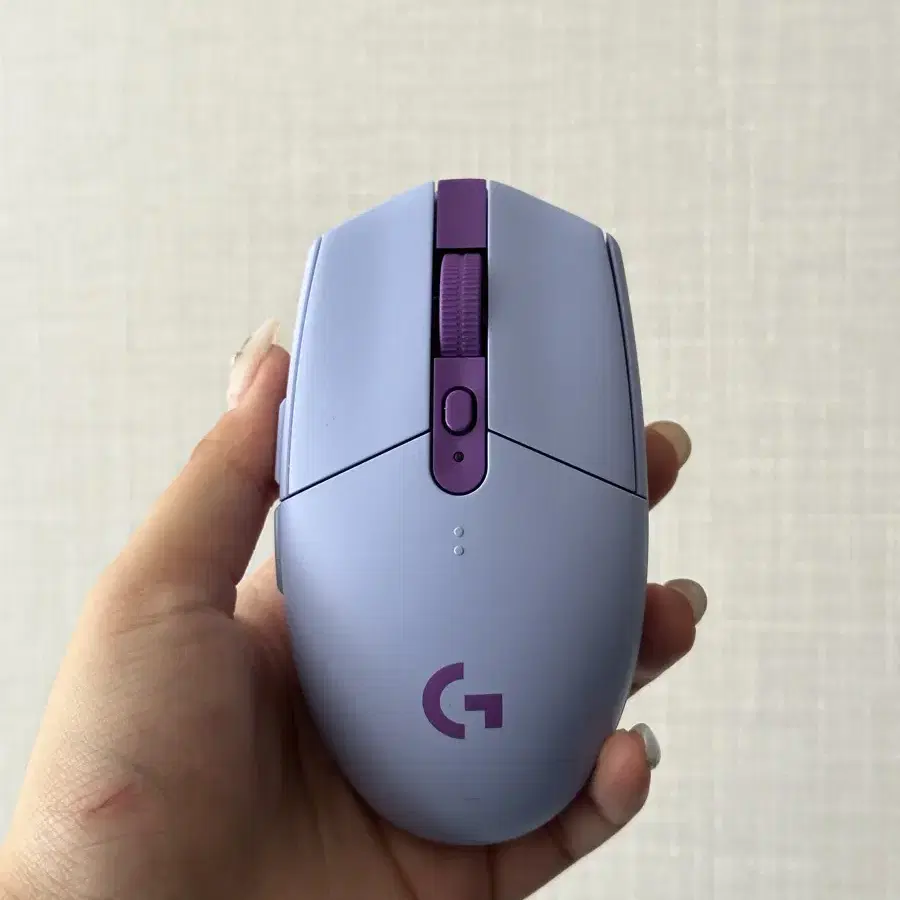 로지텍 G304 라이트스피드 마우스 보라색 라일락색 무선마우스