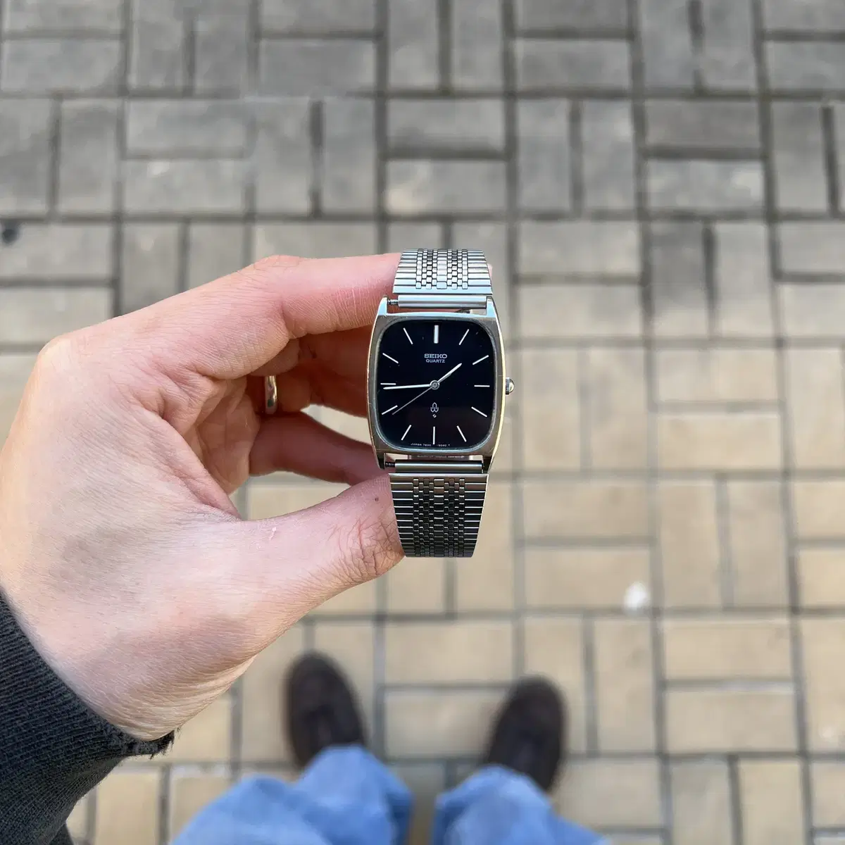 70s Seiko 빈티지 세이코 탱크 메탈 쿼츠