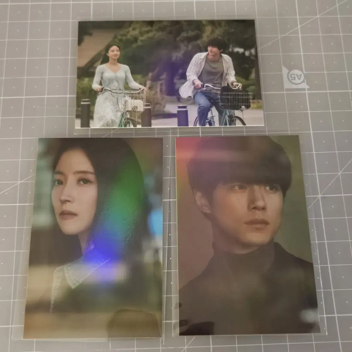 photocard, 3 books