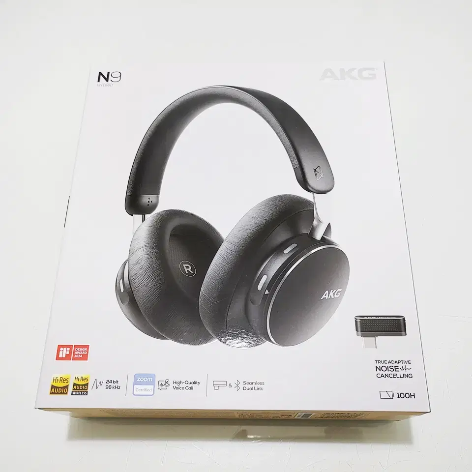 AKG N9 Hybrid 블랙 미개봉 무선헤드폰 팝니다