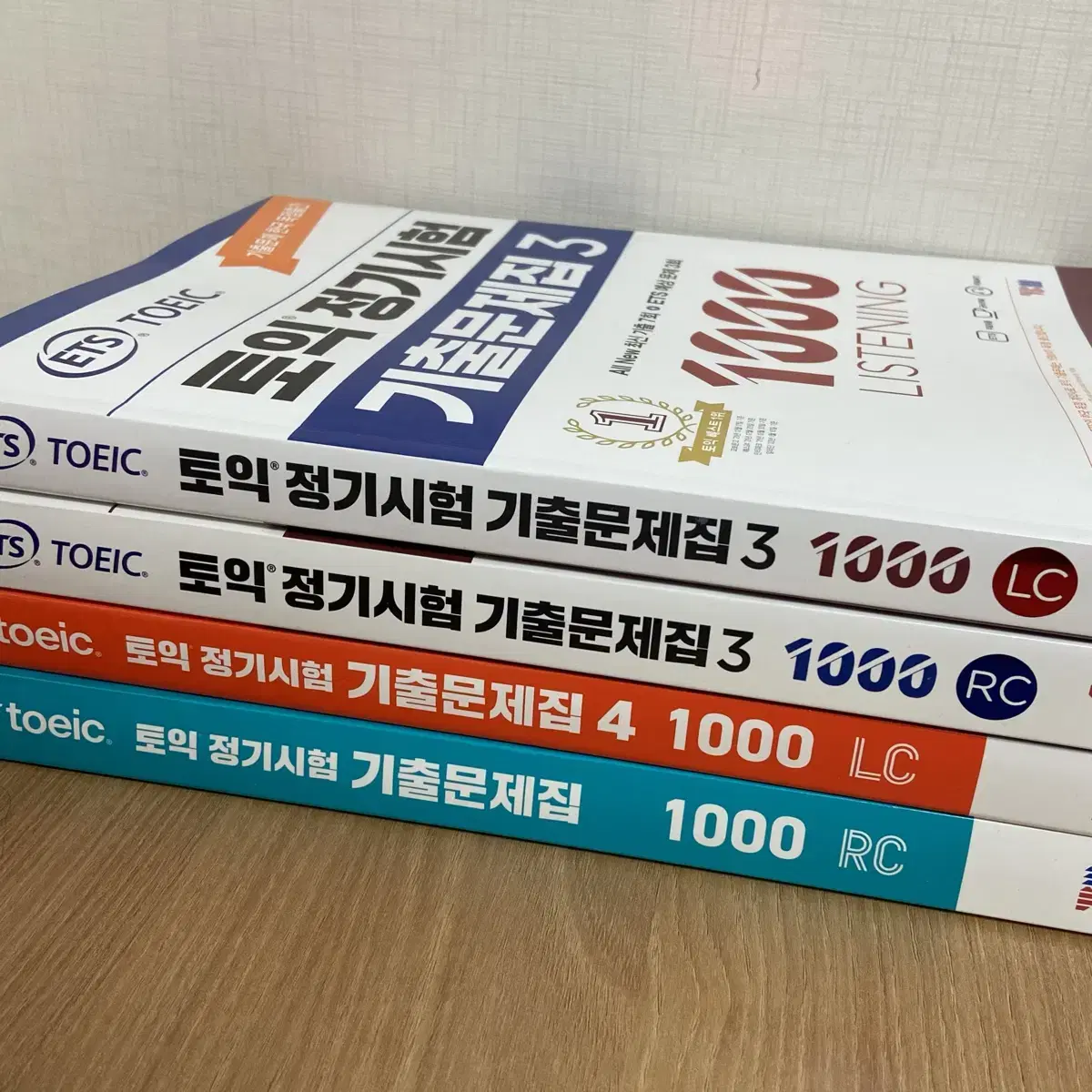 ETS TOEIC Regular Exam Past Papers 4, 3 LC, RC 1000