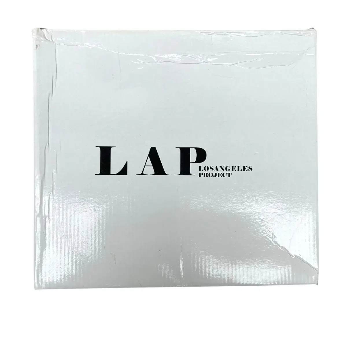 새상품 랩 LAP 여성 패치 스웨이드 앵클 부츠 브라운 240mm