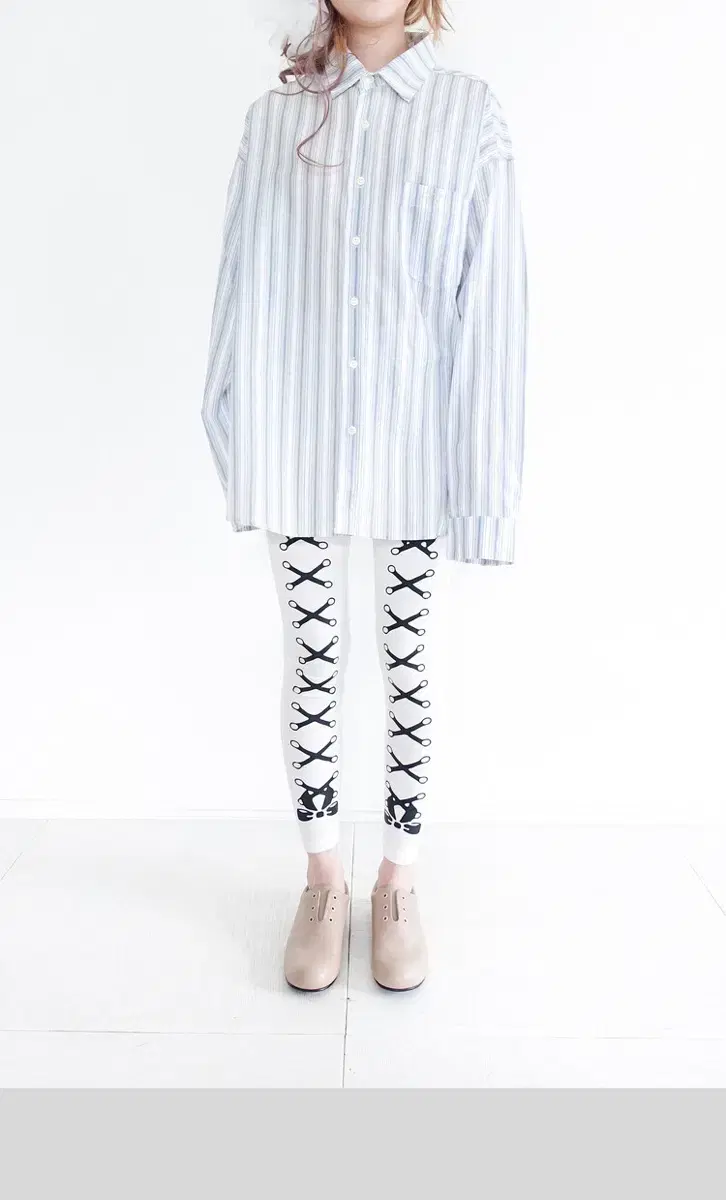 샵페어리 punky lace-up leggings