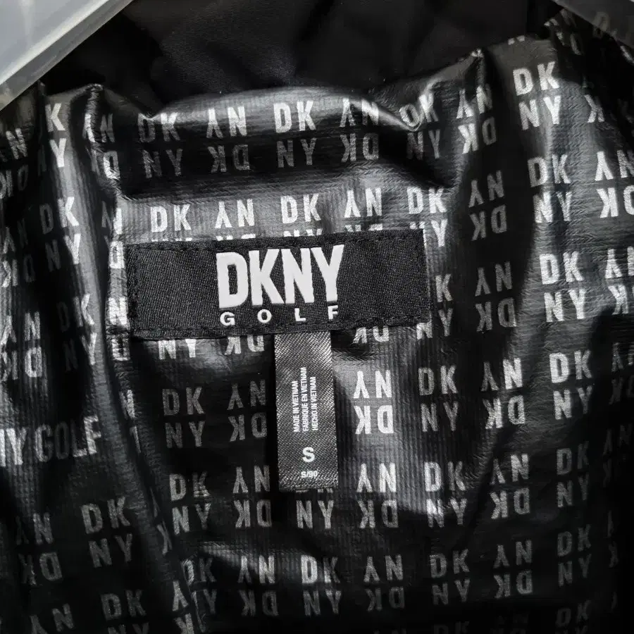 여성 S DKNY 골프웨어 오리털 패딩