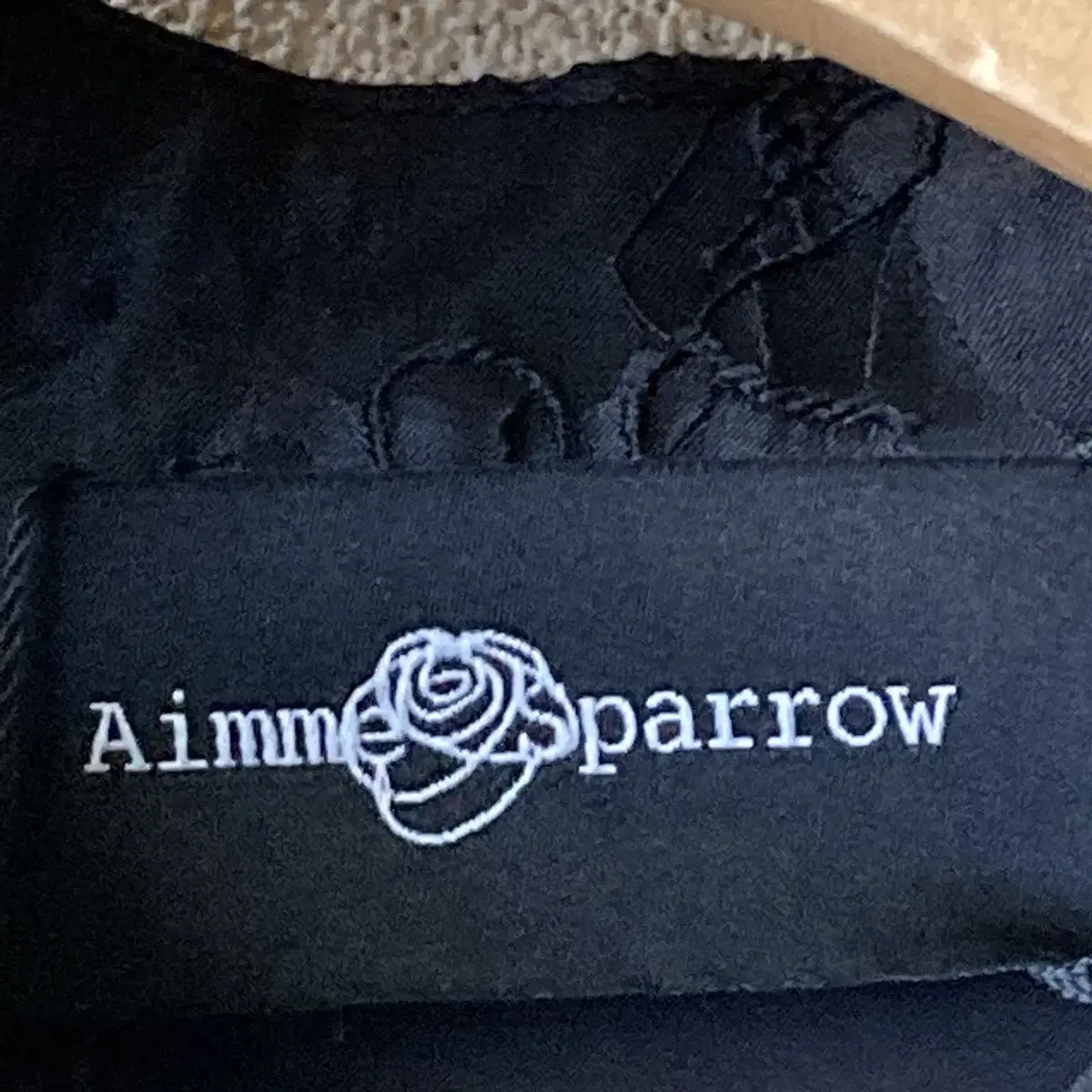 Aimme sparrow 블랙드레스