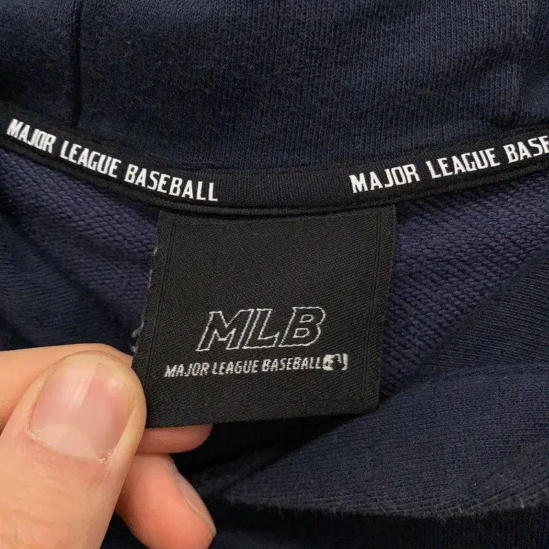 MLB 네이비 뉴욕양키스 빅로고 후드티 95 G02100