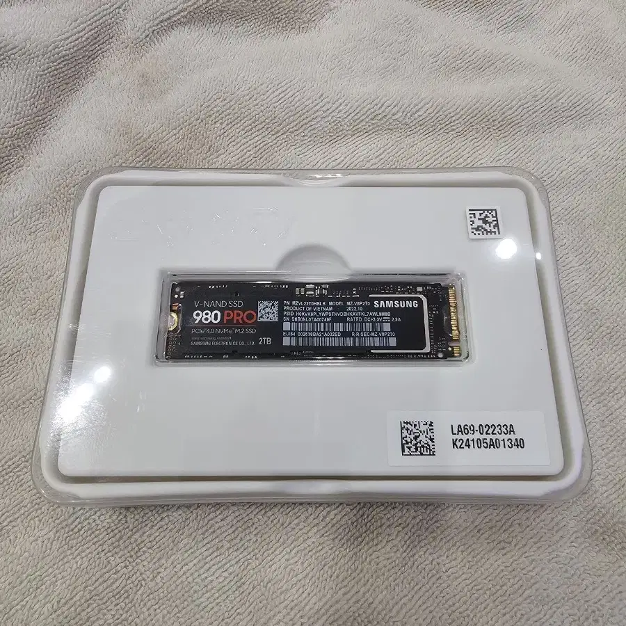 중고택포) 삼성 NVME SSD 980 Pro 2TB