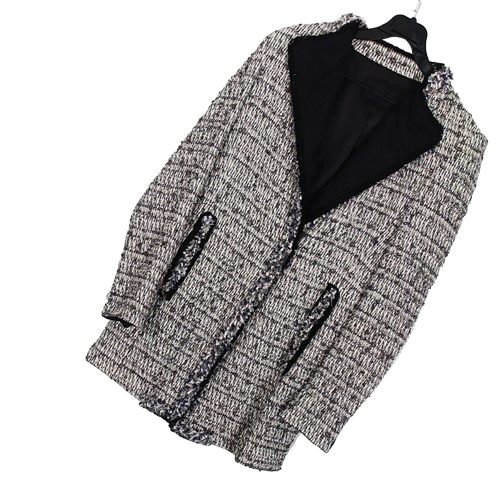 TIME Women's ~55 Shokara Tweed Jacket Coat