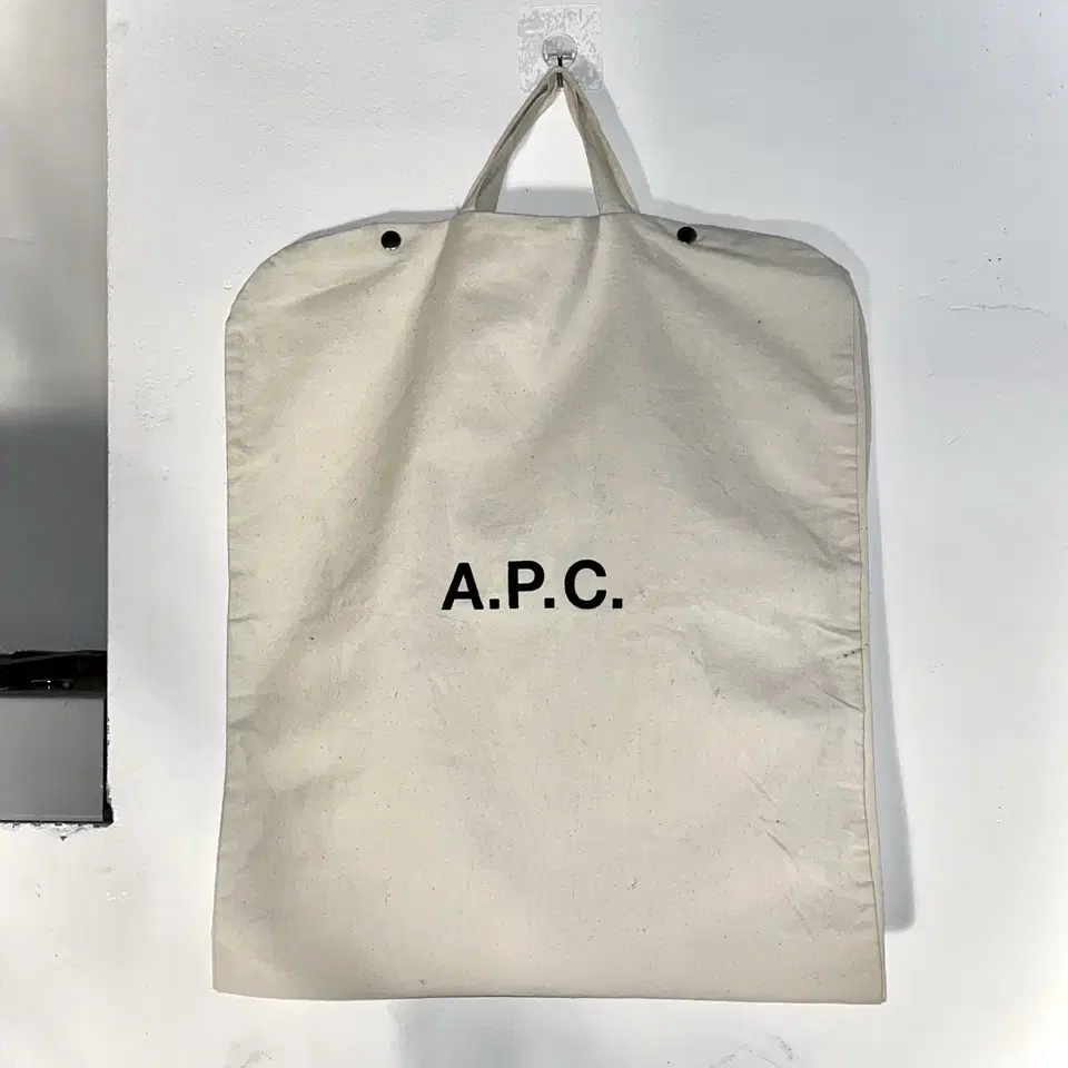 A.P.C. 올드 아페쎄 빈티지 대용량 빅사이즈 패브릭 가먼트 백 가방