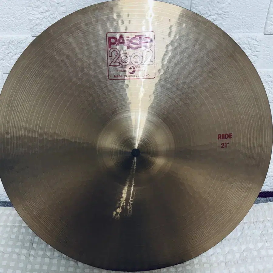 Paiste 파이스테 2002 21인치 라이드 심벌