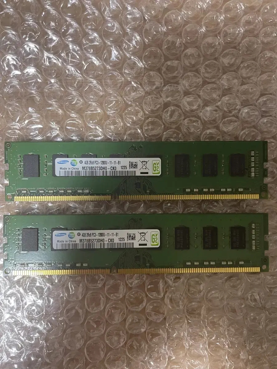 삼성 양면램 ddr3 4g 12800u 2개 팝니다