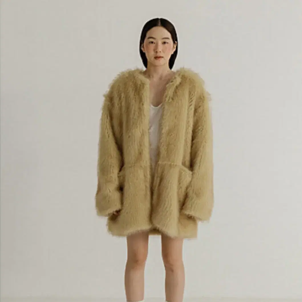 플리즈프로젝트 Middle Fur Jacket 퍼자켓