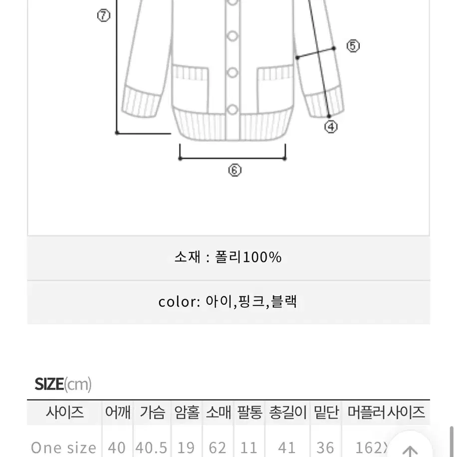 히프나틱 머플러 트위드 가디건