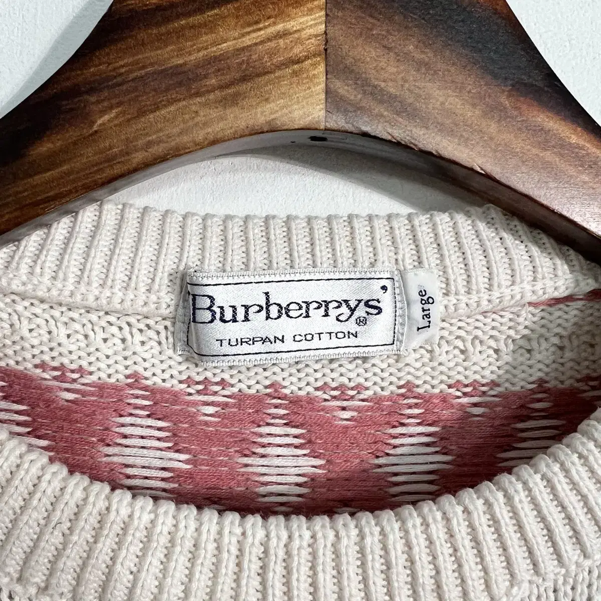 Burberry 버버리 코튼 패턴 니트