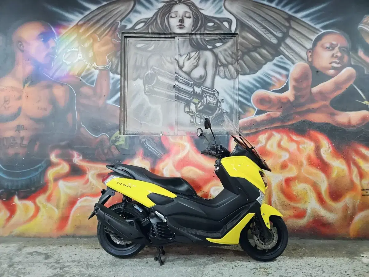 NMAX125CC/20년식/노랑노랑/94393KM/부산중고오토바이/스쿠터