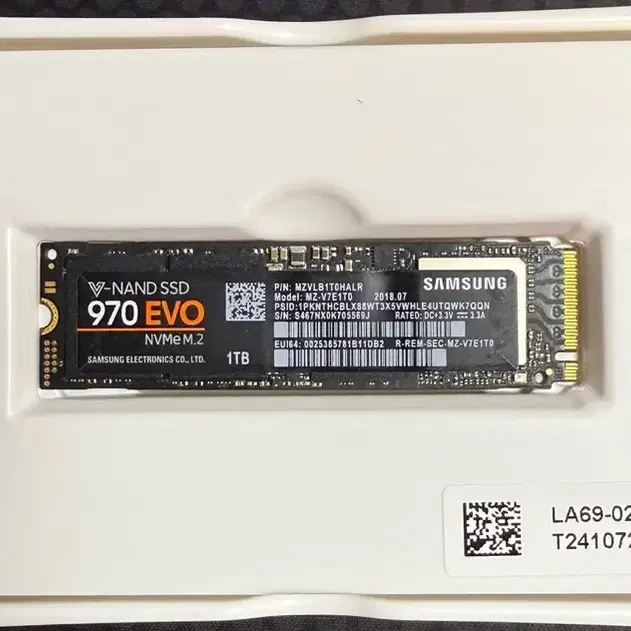 삼성 SSD 970 EVO 1T NVME M.2