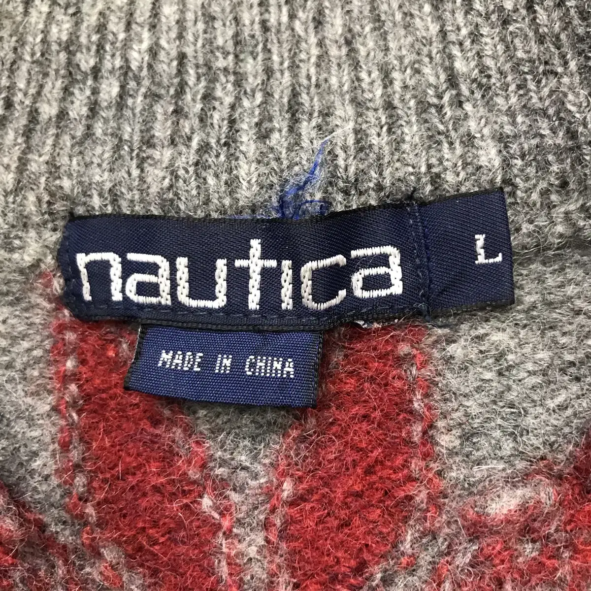 NAUTICA 90s 노르딕 니트 [L]