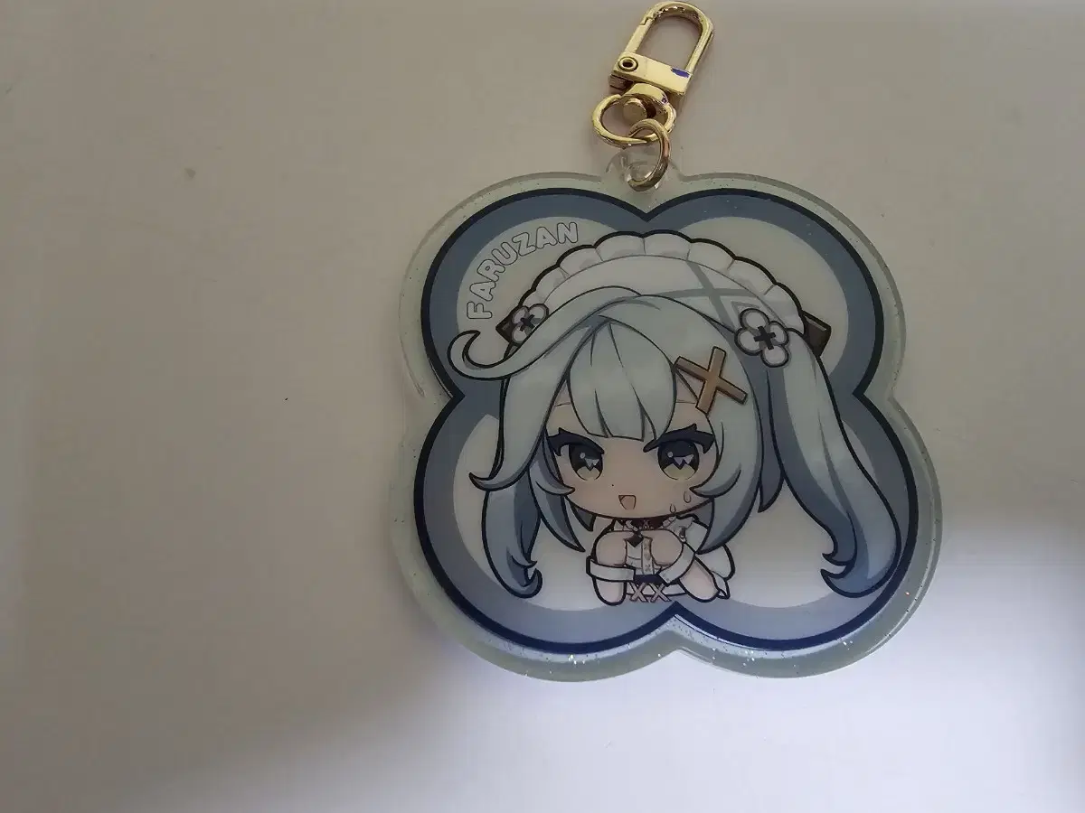 Genshin Impact Cafe Paruzan acrylic Keyring