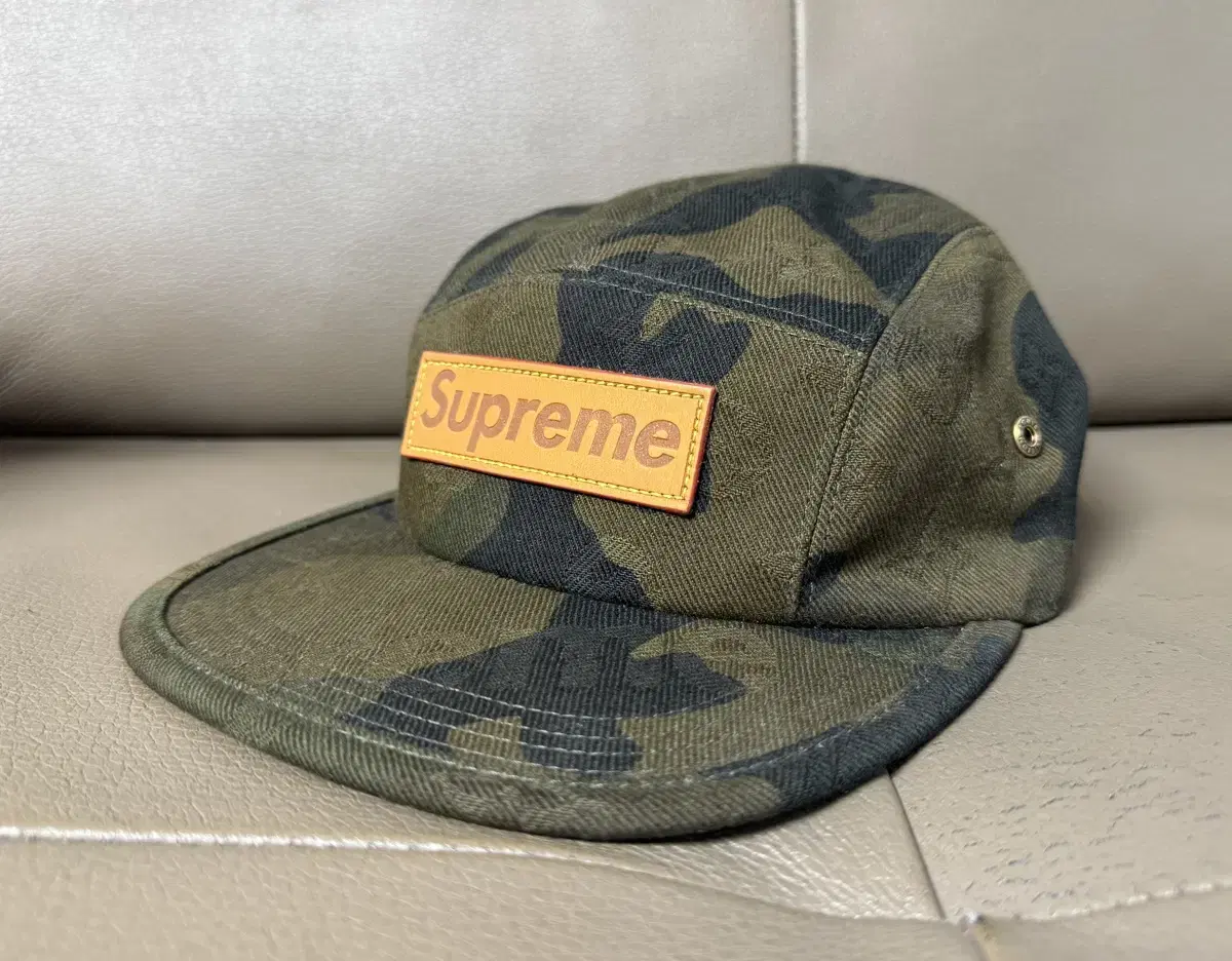 Louis Vuitton Supreme Monogram Camo Camp Cap