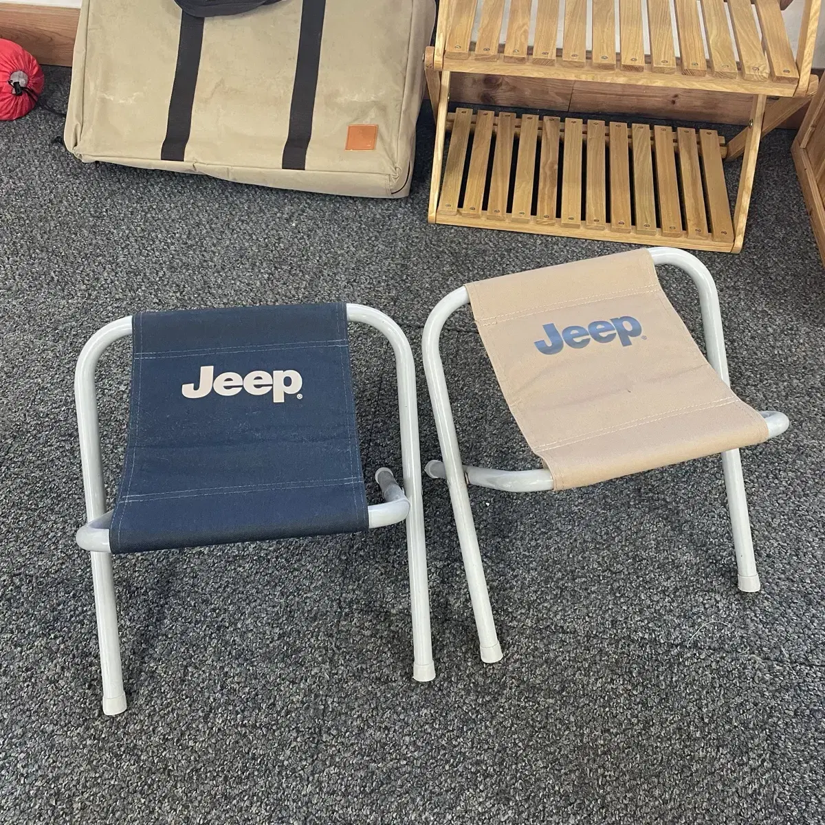 캠핑의자2개 Jeep 접이식 의자 2개 세트