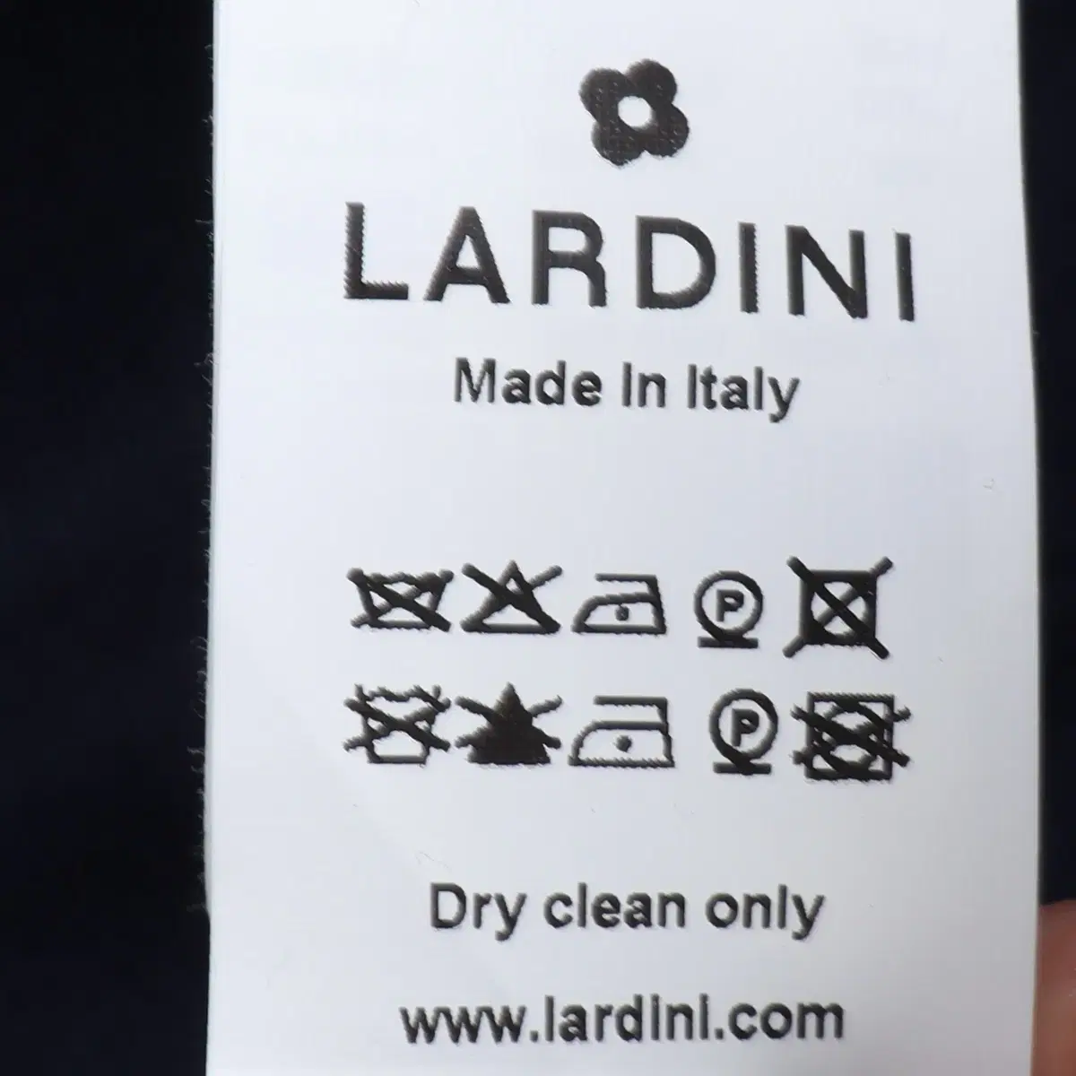 라르디니 LARDINI 네이비 코튼 니트 자켓 M