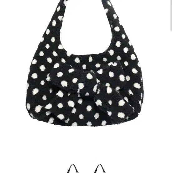 시오 DOT FLUFFY SHOULDER BAG 팝니다