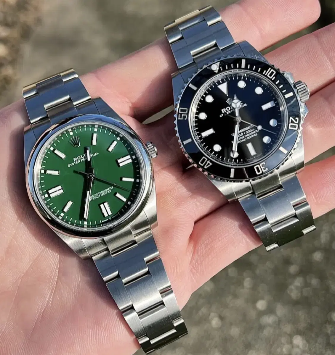 Rolex OP Green 126000 36mm Full set in Korea