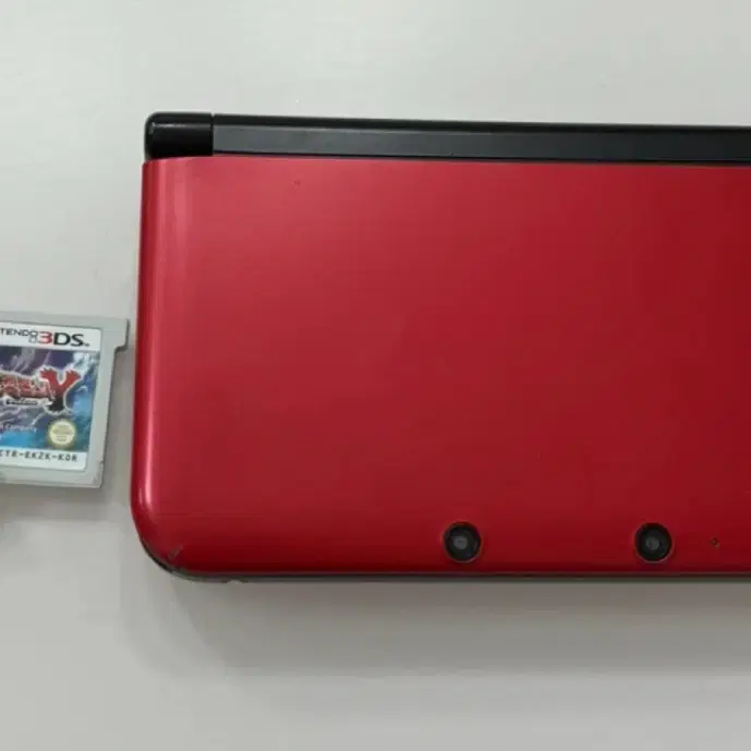 닌텐도3ds xl 레드+포켓몬스터 칩 2개 일괄