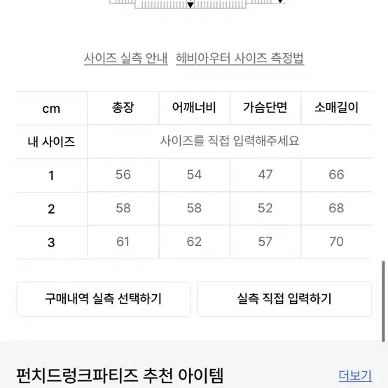 (펀치드렁크파티즈)로고 덕다운 3사이즈 판매