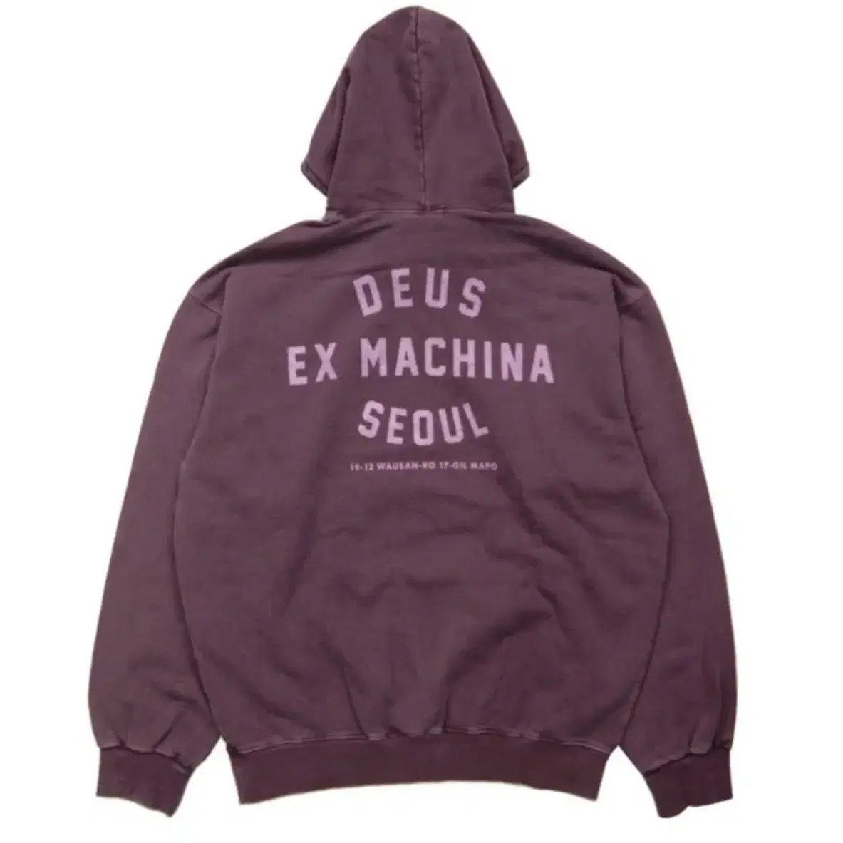 Deus ex Machina 오버다이드 후드티 다크플럼 xl