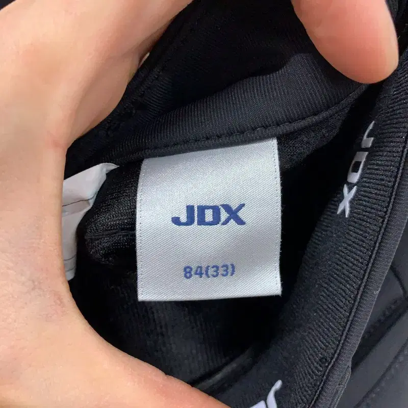 JDX 블랙 골프바지 블랙 약기모 남자바지 33인치 G02126