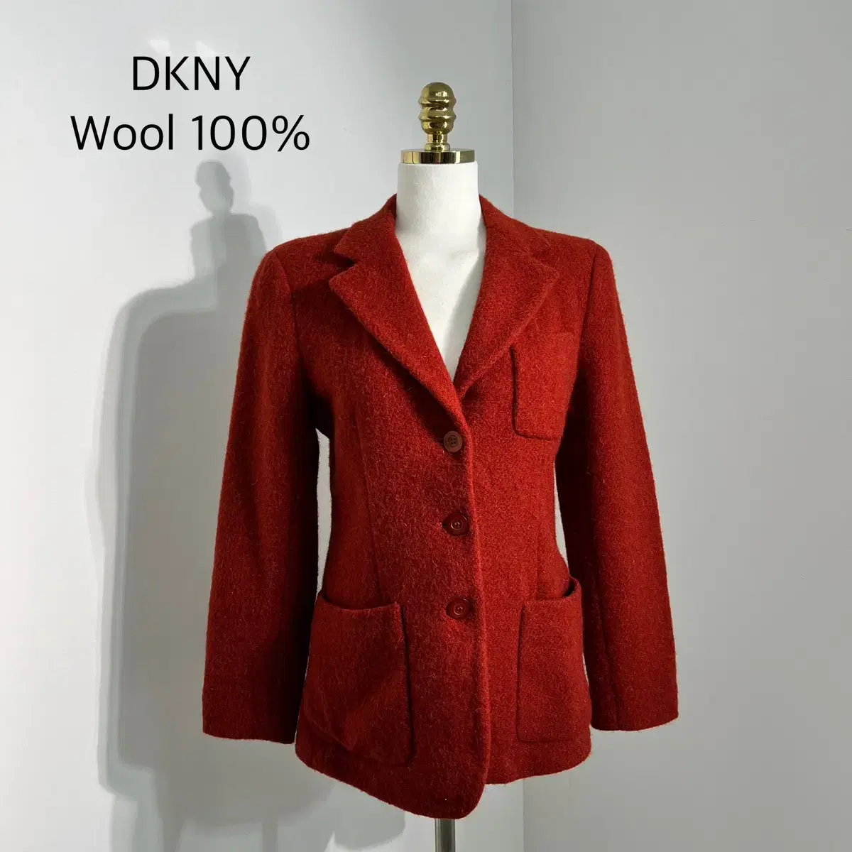 DKNY 울100% 자켓