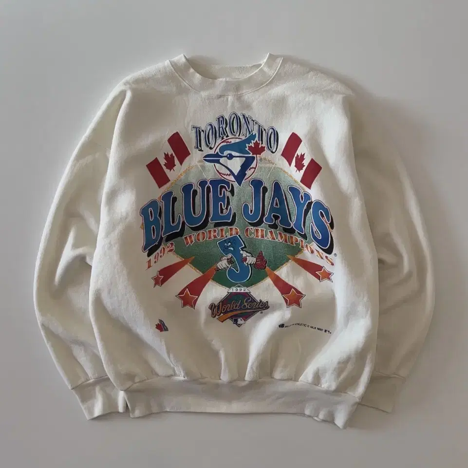 1992 blue jays 50/50 빈티지 프린팅 스웻셔츠 XL