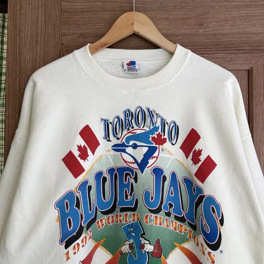 1992 blue jays 50/50 빈티지 프린팅 스웻셔츠 XL