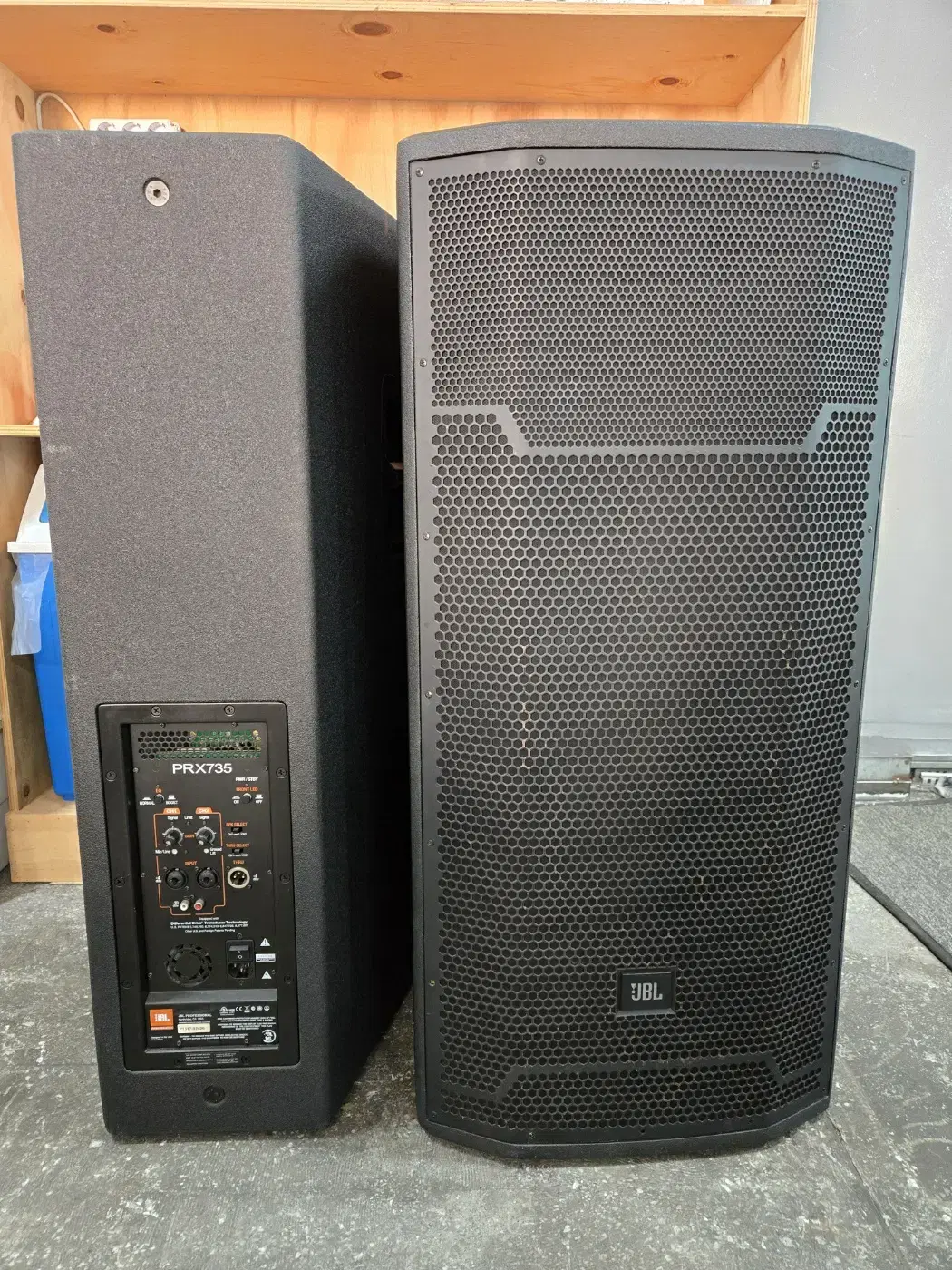 JBL PRX735 15인치 3웨이 엑티브 1조(2통) 팝니다.