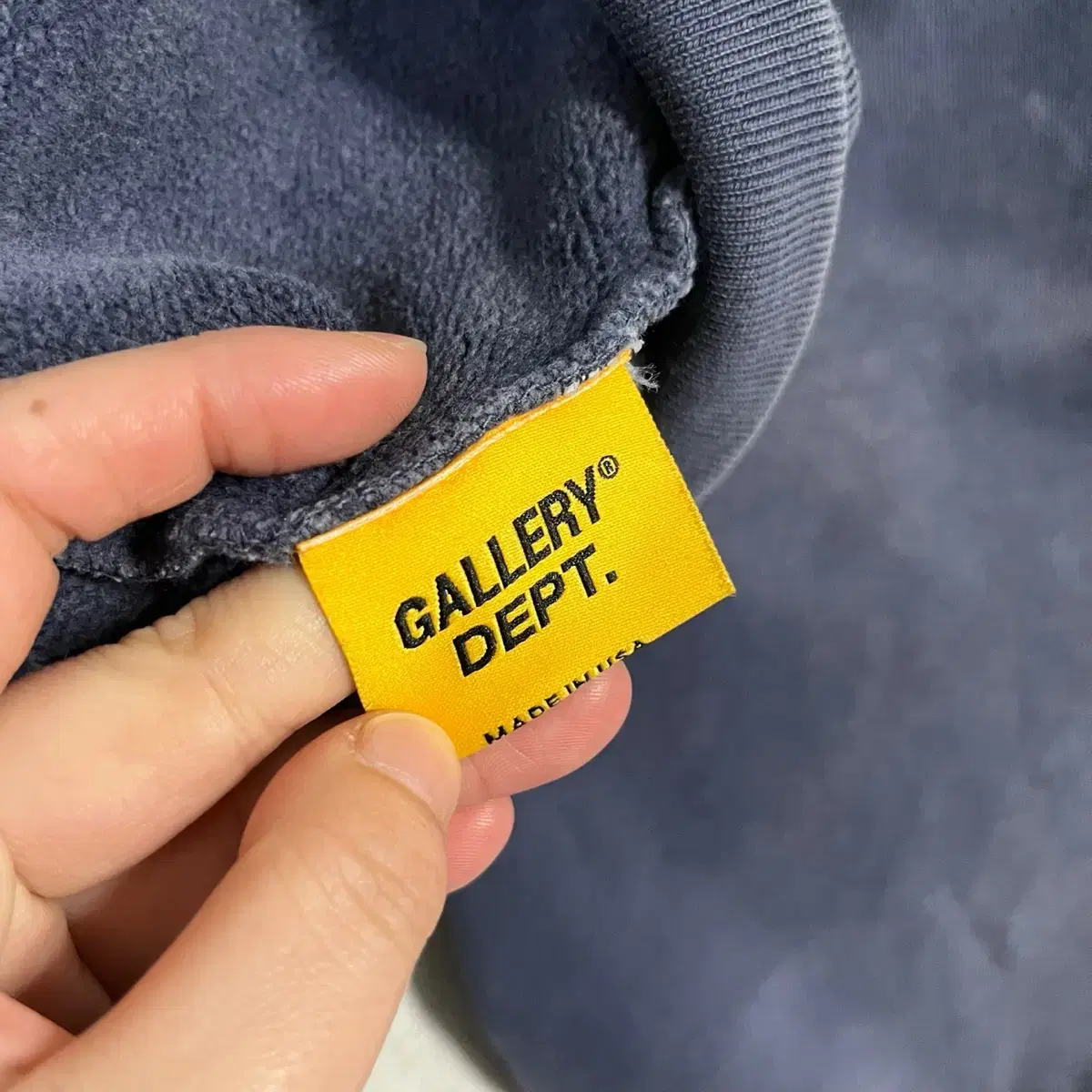 105 GALLERY DEPT 갤러리 디파트먼트 피그먼트 후드 집업