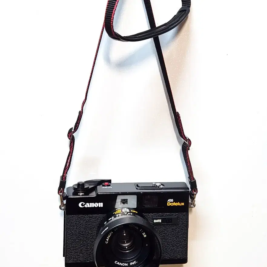 CANON 35 Datelux 필름 카메라.정상작동.