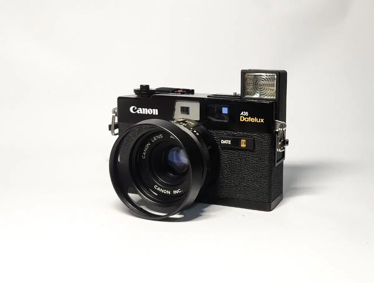 CANON 35 Datelux 필름 카메라.정상작동.